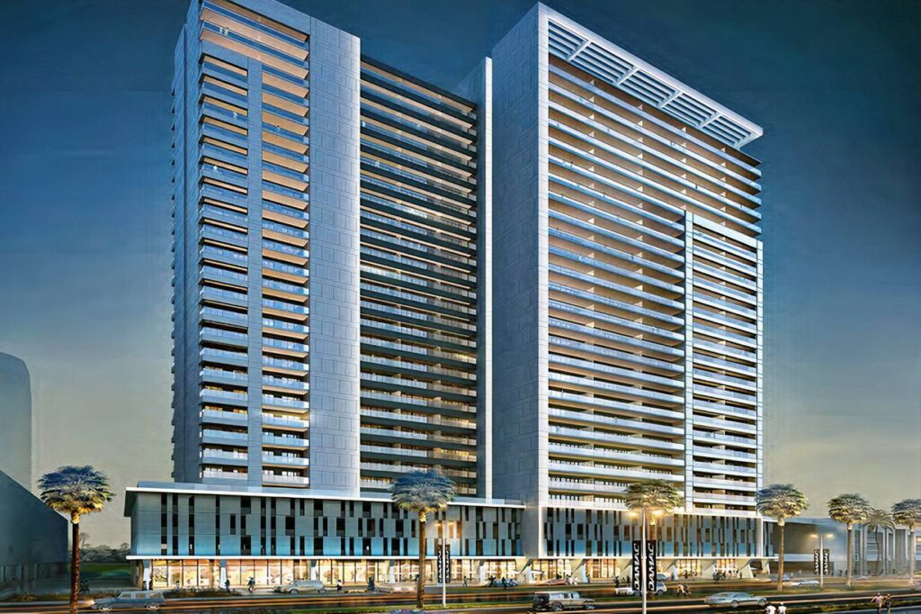 Contemporary residential tower at Marina Bay waterfront